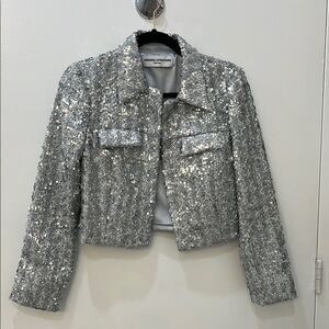 Amanda Uprichard Robbie Sequined Jacket